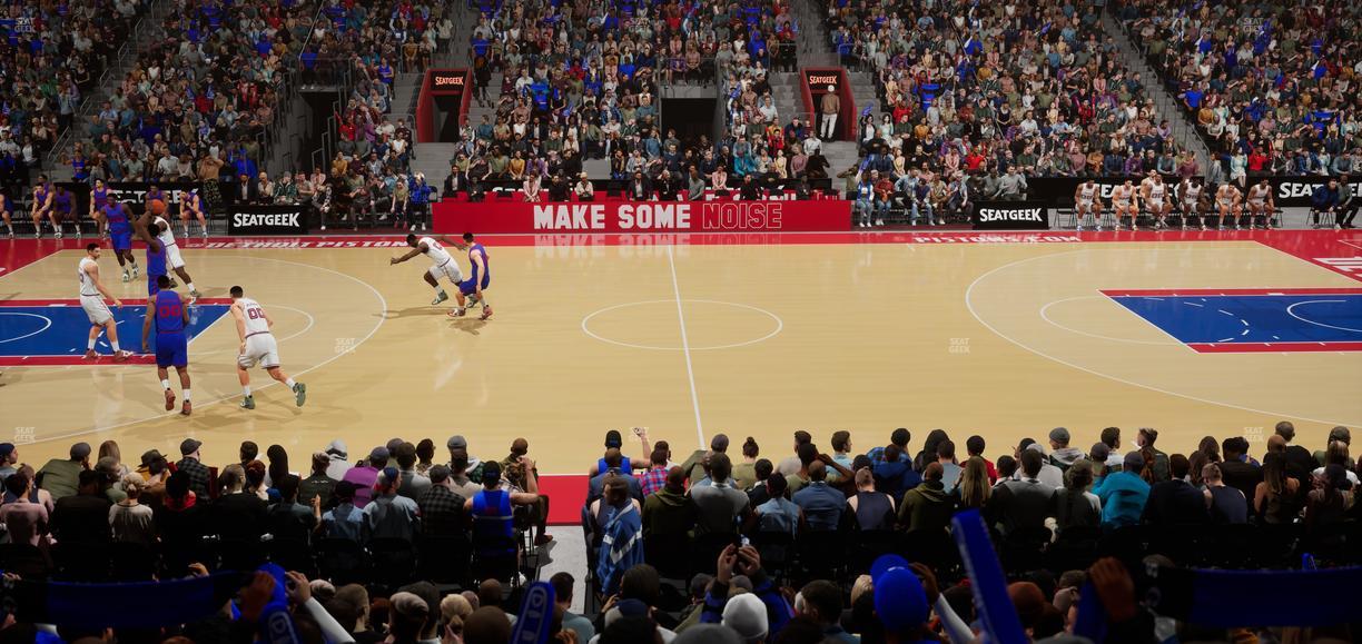 Little Caesars Arena - Section 109 Seat View