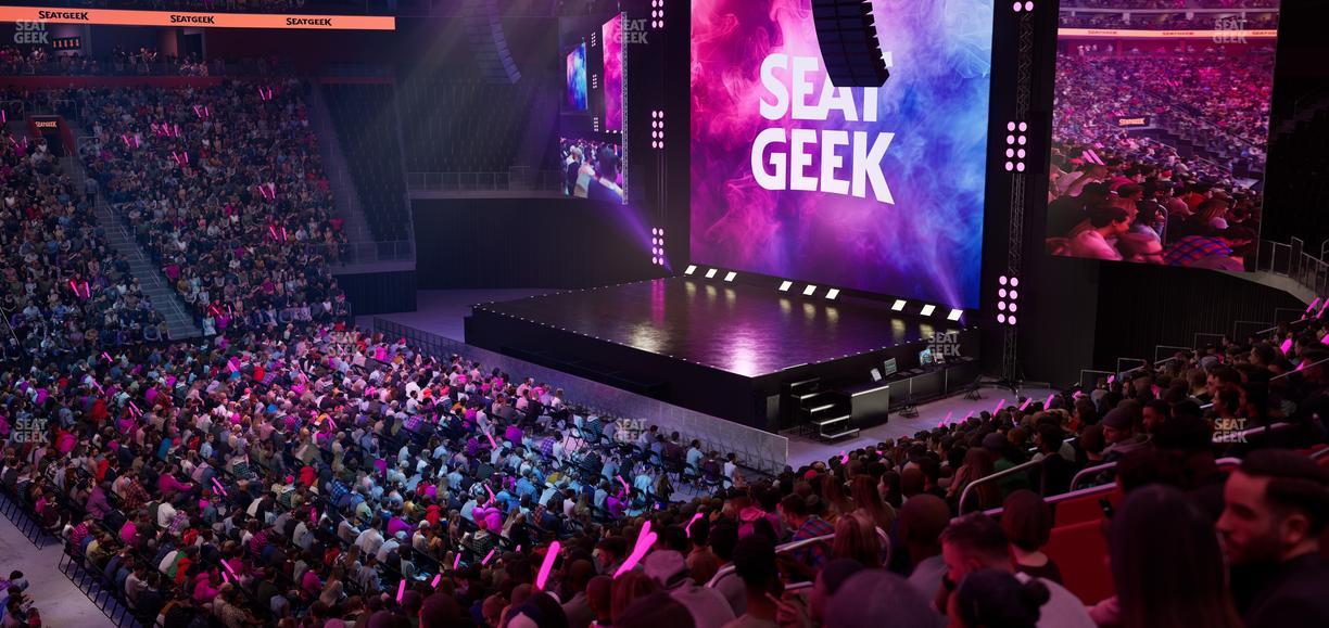 Little Caesars Arena - Section 109 Seat View