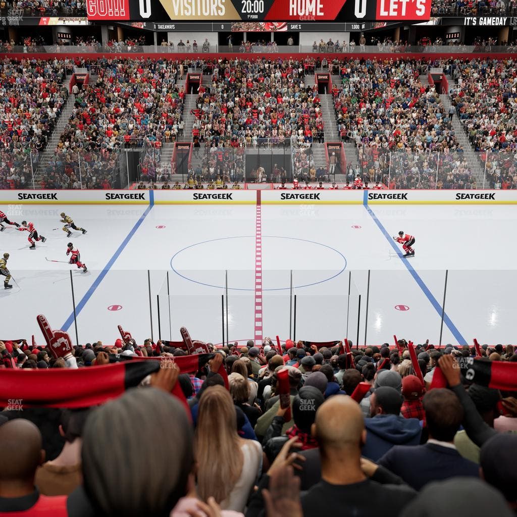 Little Caesars Arena - Section 109 Seat View