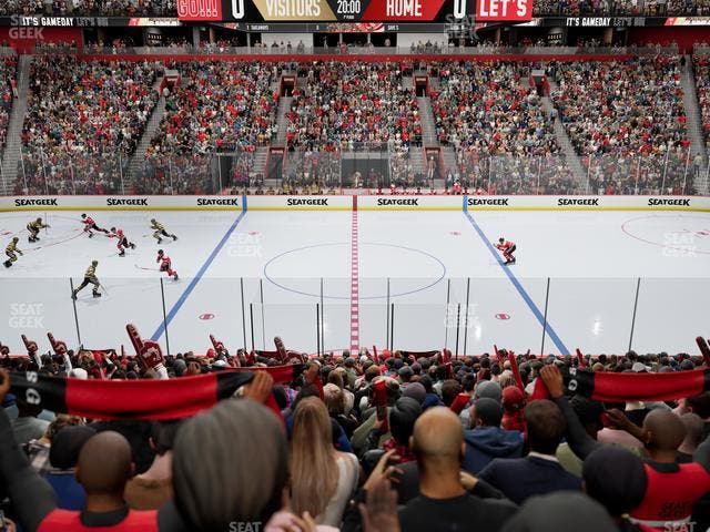 Little Caesars Arena - Section 109 Seat View