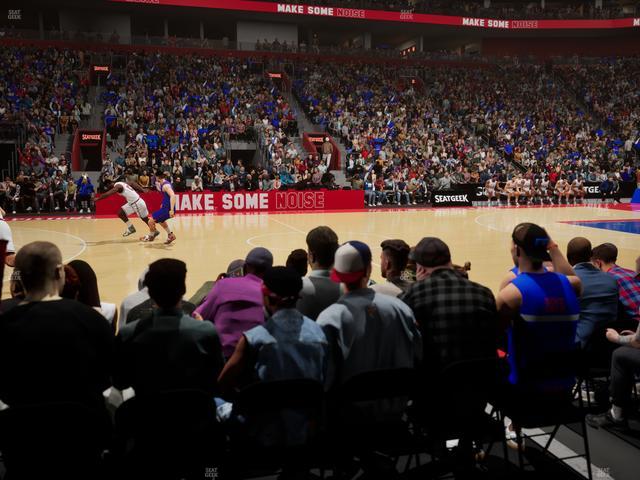 Little Caesars Arena - Section 109 Seat View