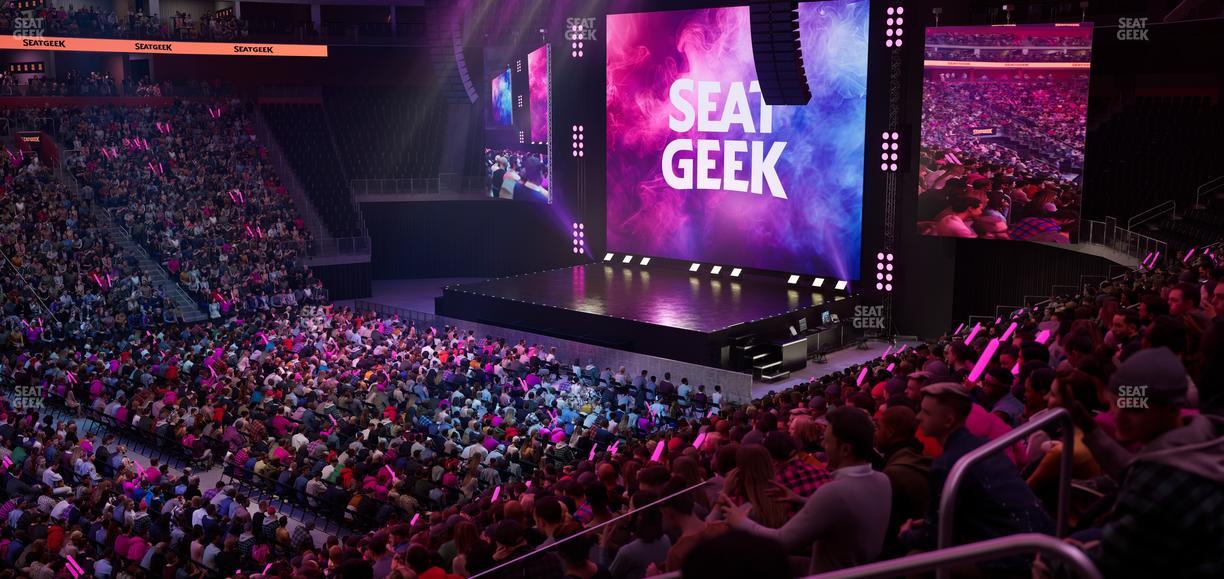 Little Caesars Arena - Section 110 Seat View