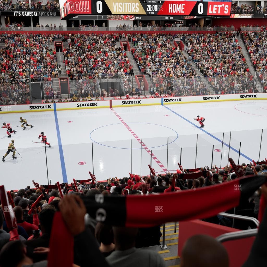 Little Caesars Arena - Section 110 Seat View