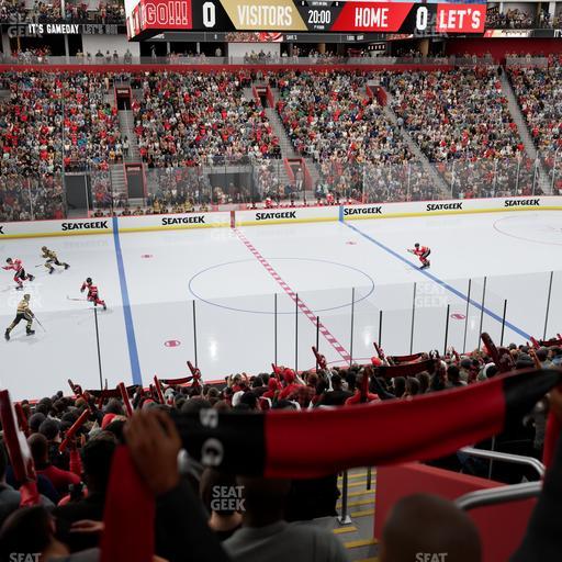 Little Caesars Arena - Section 110 Seat View