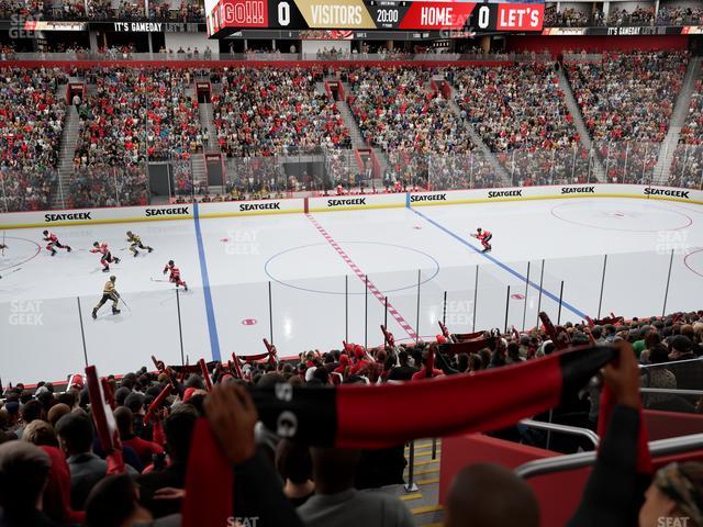 Little Caesars Arena - Section 110 Seat View