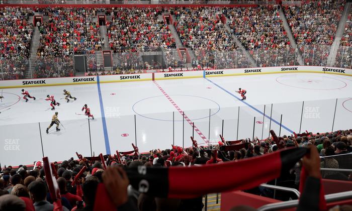 Little Caesars Arena - Section 110 Seat View