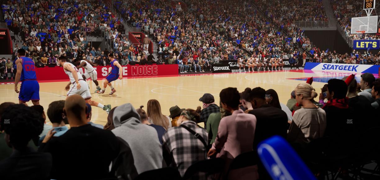 Little Caesars Arena - Section 110 Seat View