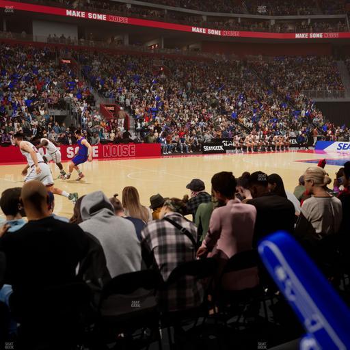 Little Caesars Arena - Section 110 Seat View