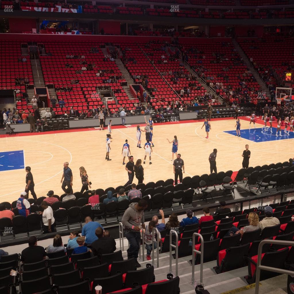 Little Caesars Arena - Section 110 Seat View