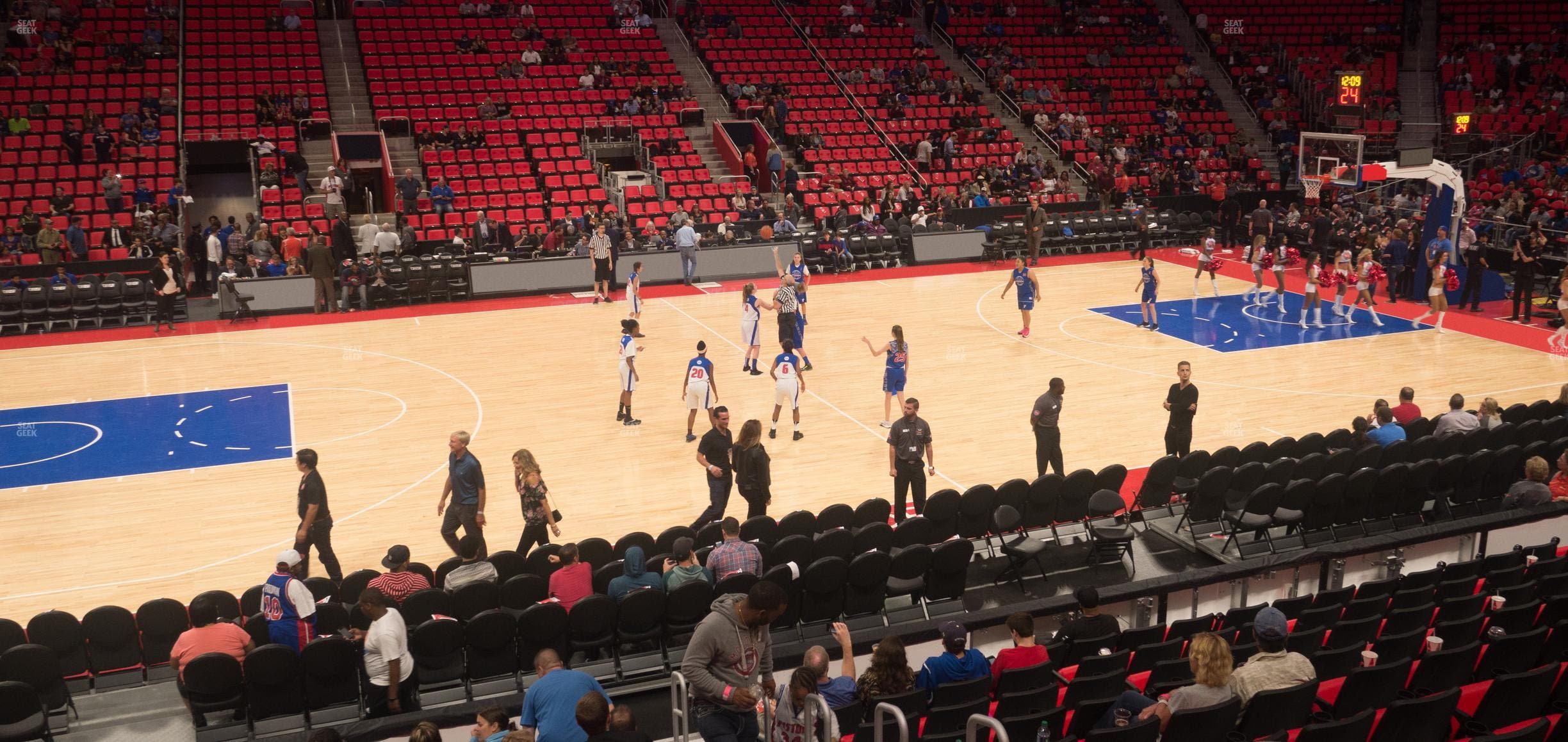 Little Caesars Arena - Section 110 Seat View