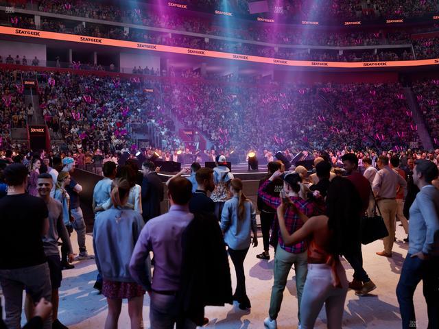 Little Caesars Arena - Section 110 Seat View
