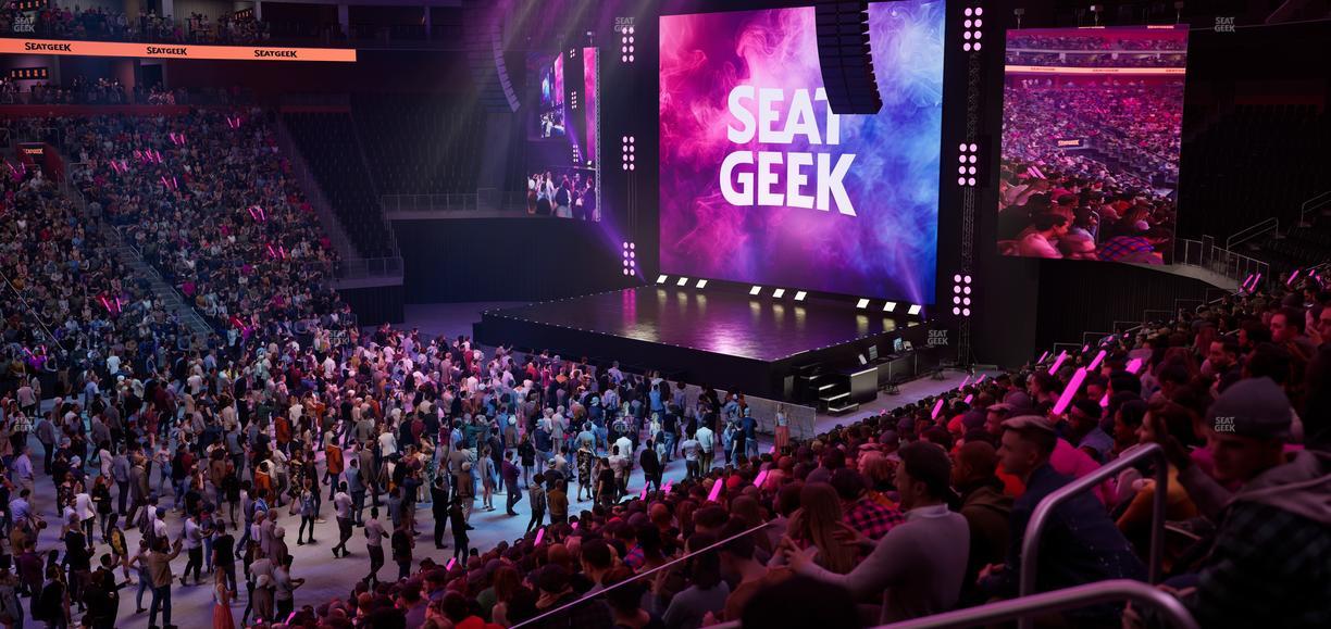 Little Caesars Arena - Section 110 Seat View