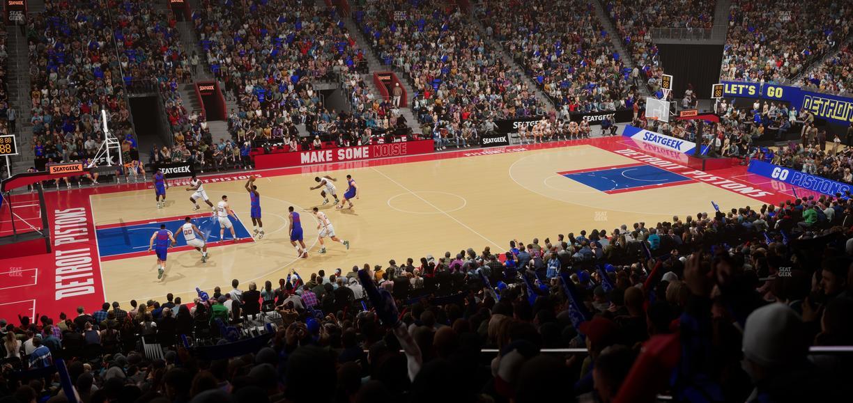 Little Caesars Arena - Section 111 Seat View