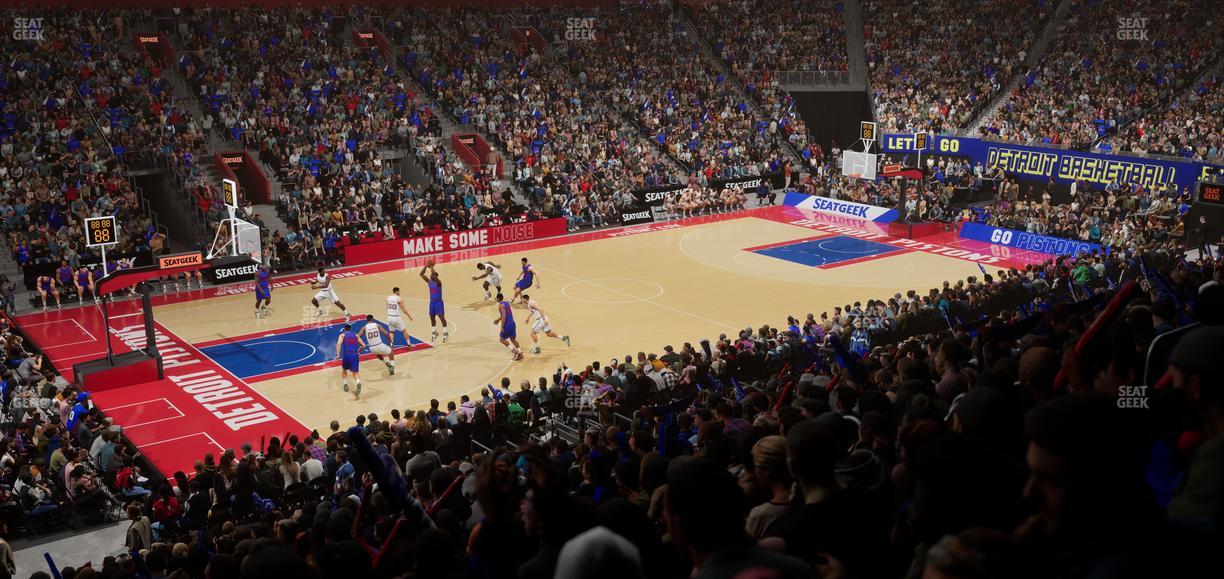 Little Caesars Arena - Section 112 Seat View