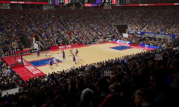 Little Caesars Arena - Section 112 Seat View