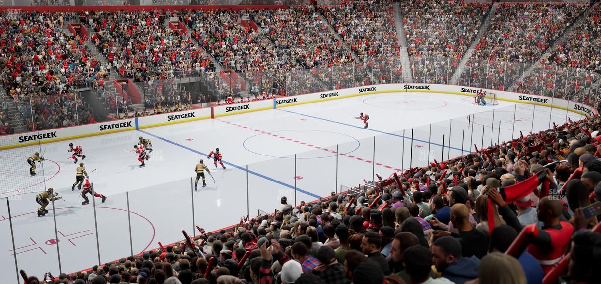 Little Caesars Arena - Section 112 Seat View