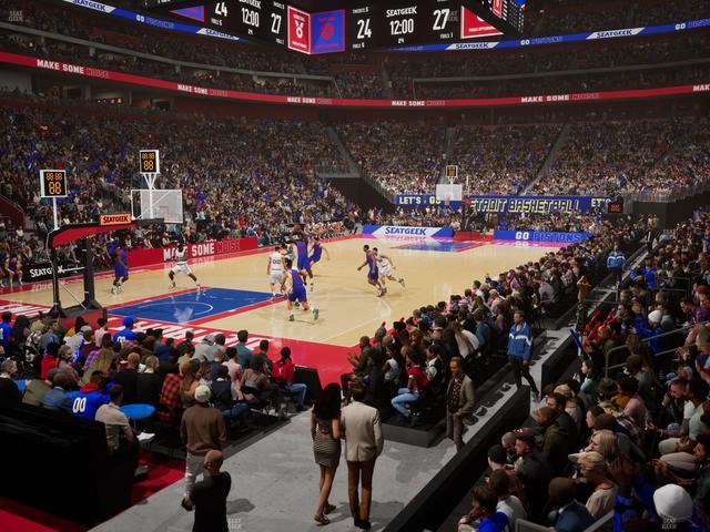 Little Caesars Arena - Section 113 Seat View