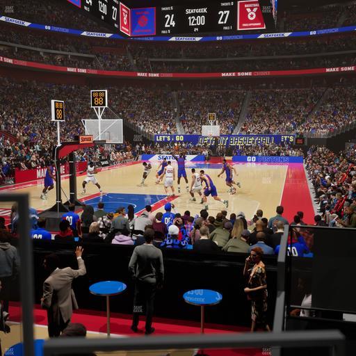 Little Caesars Arena - Section 114 Seat View