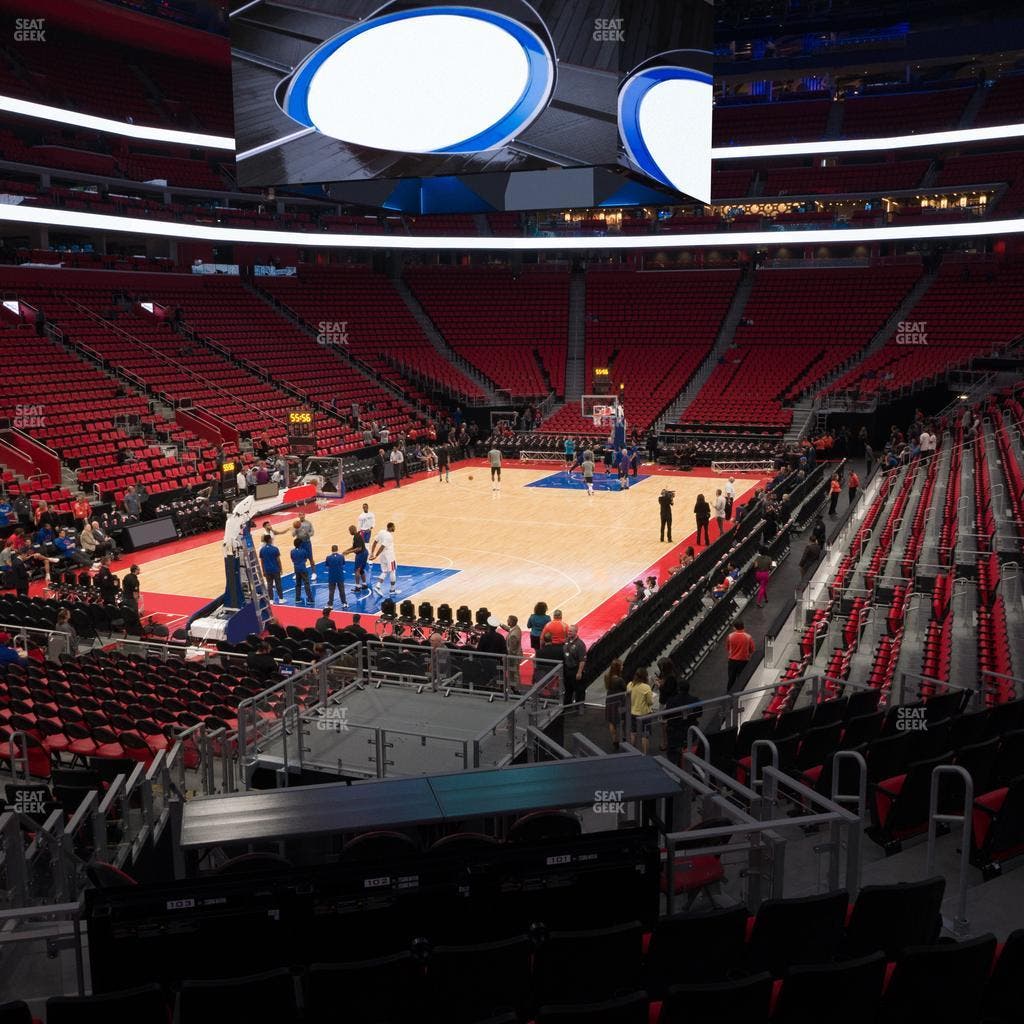 Little Caesars Arena - Section 114 Seat View