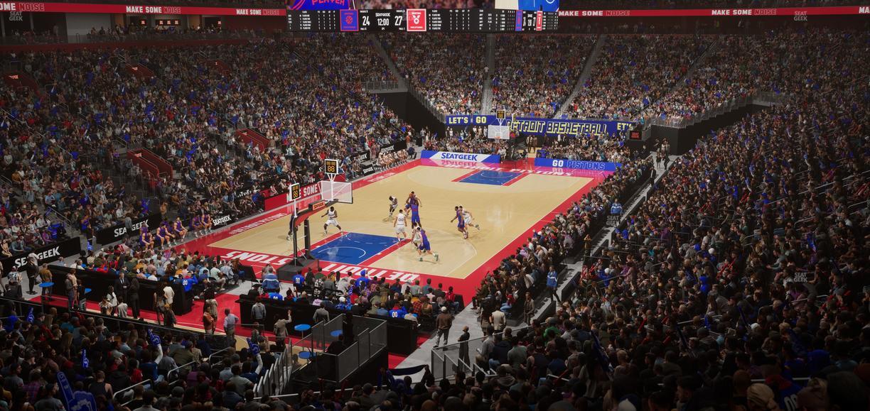 Little Caesars Arena - Section 114 Seat View