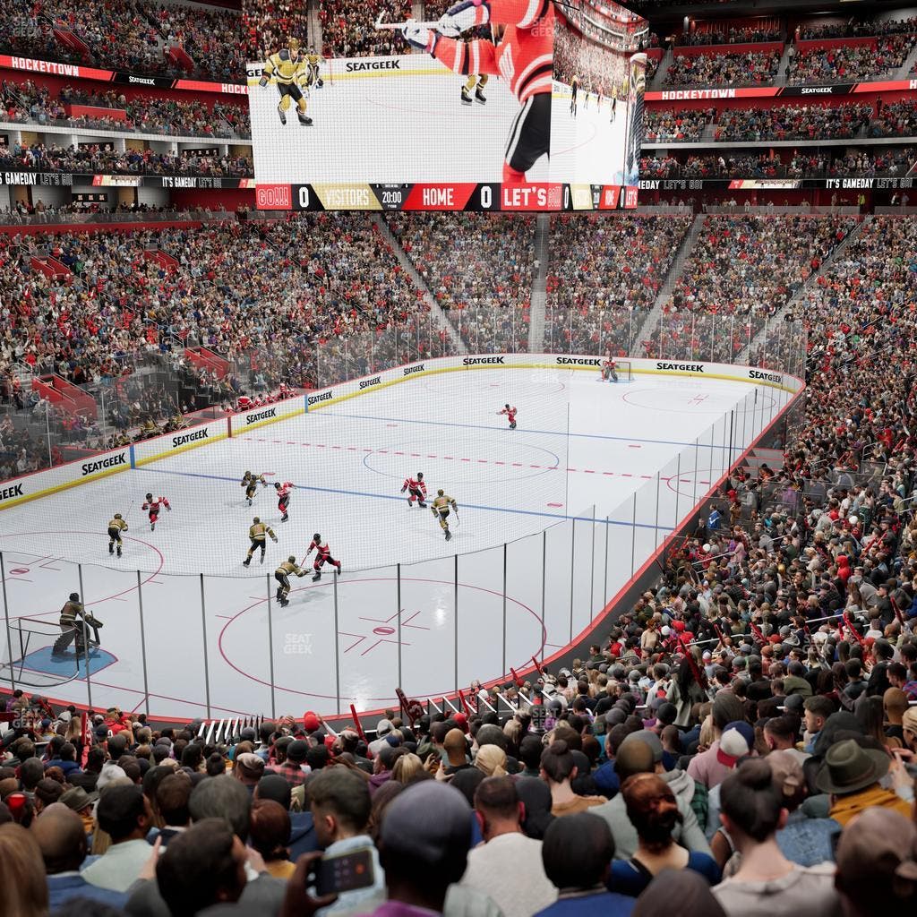 Little Caesars Arena - Section 114 Seat View