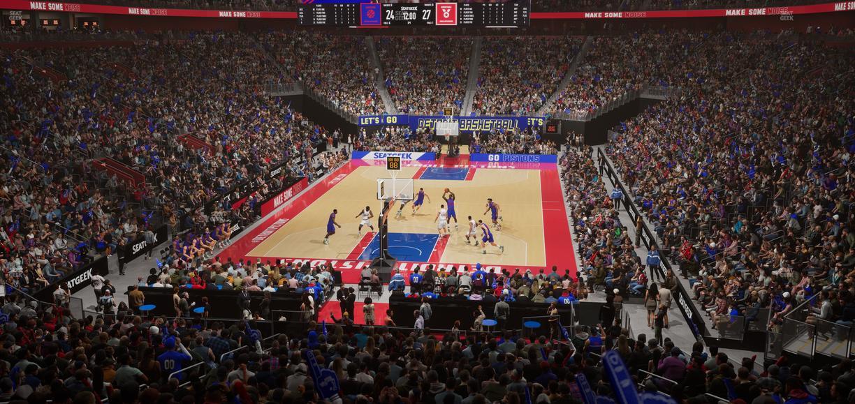 Little Caesars Arena - Section 115 Seat View