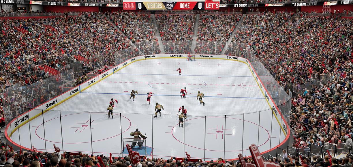 Little Caesars Arena - Section 115 Seat View