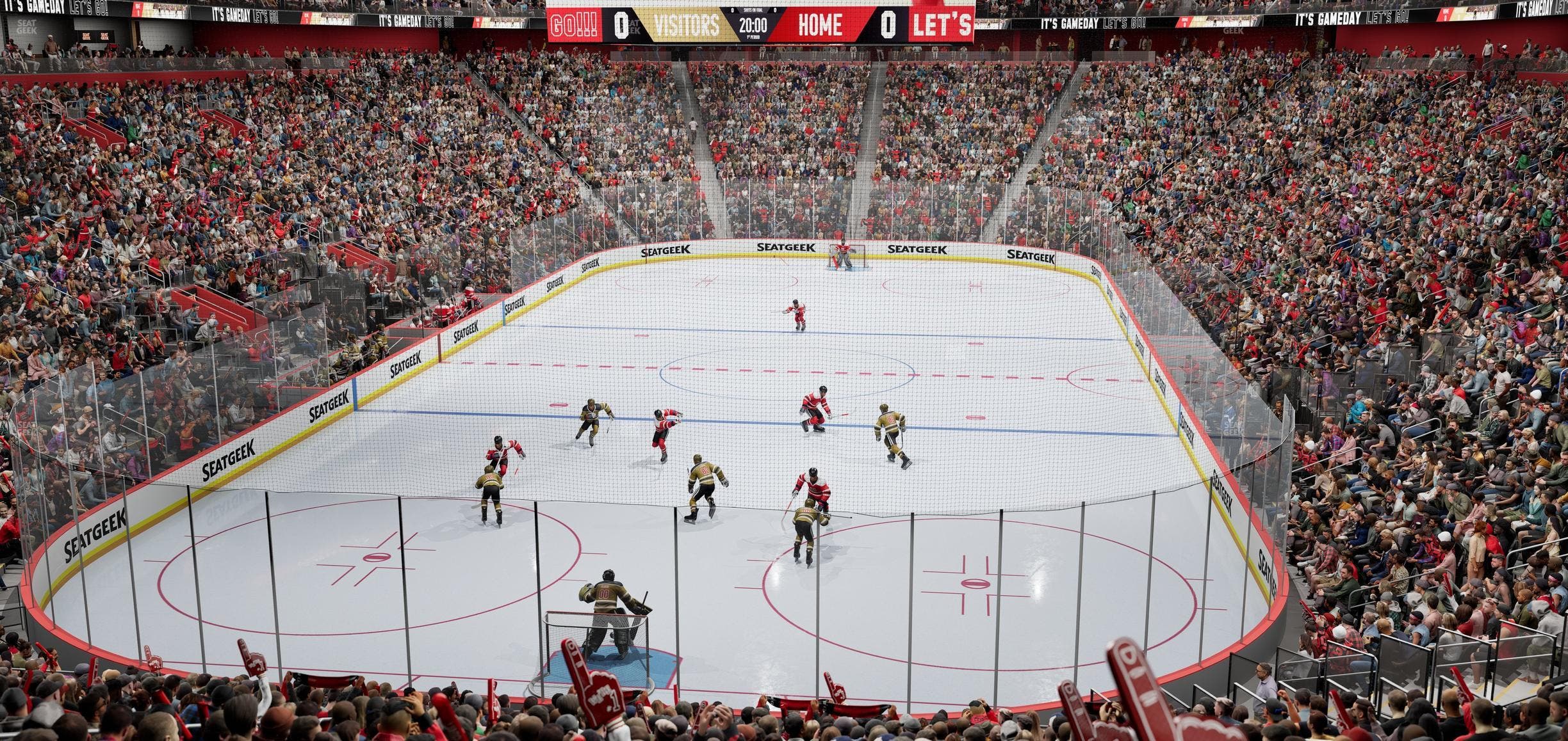 Little Caesars Arena - Section 115 Seat View