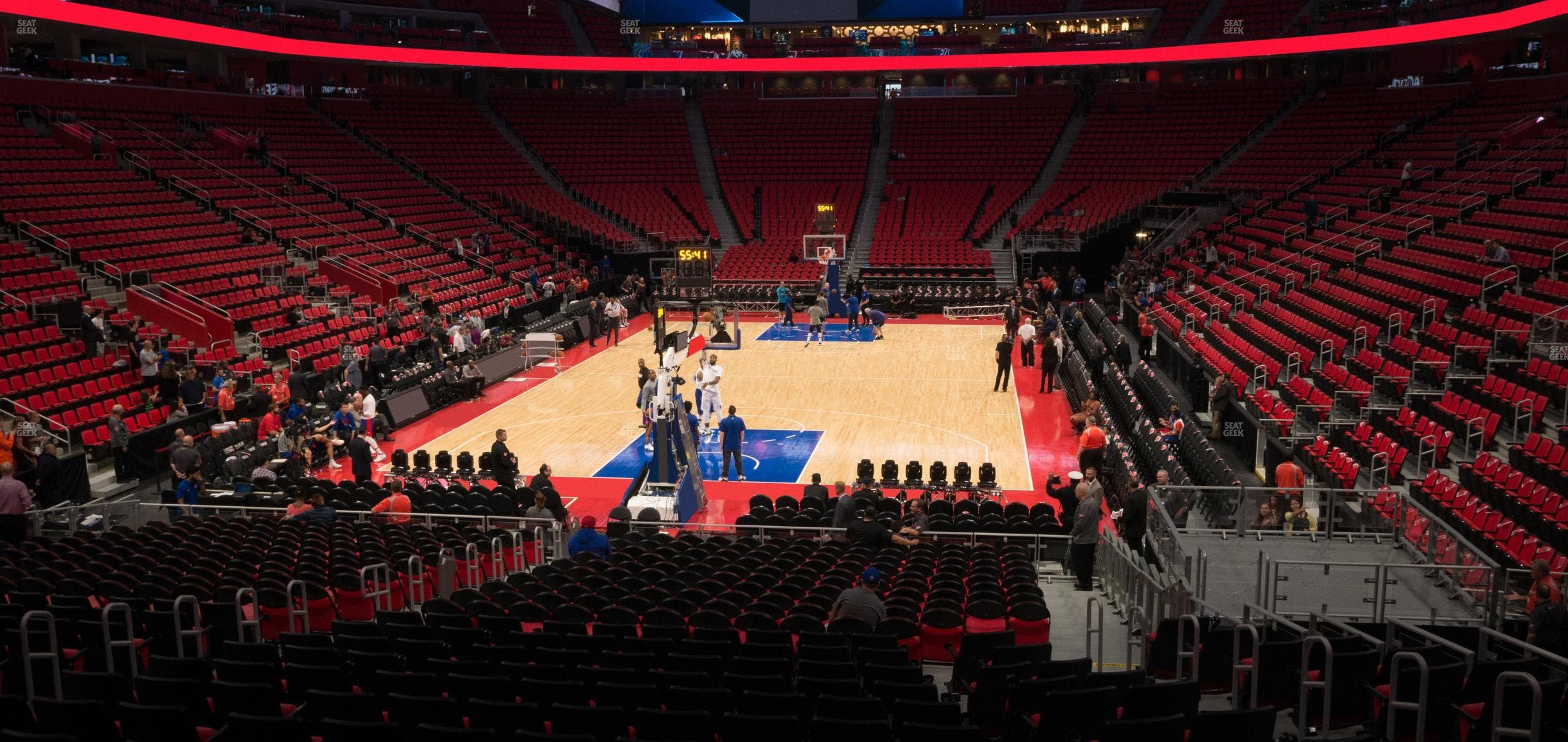 Little Caesars Arena - Section 115 Seat View
