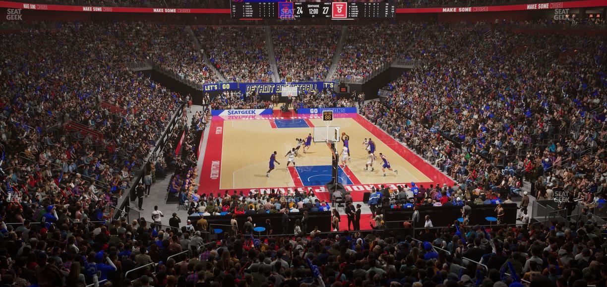 Little Caesars Arena - Section 116 Seat View