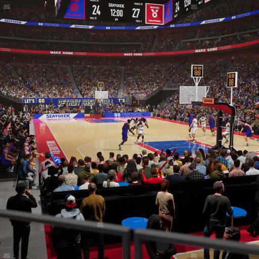 Little Caesars Arena - Section 117 Seat View