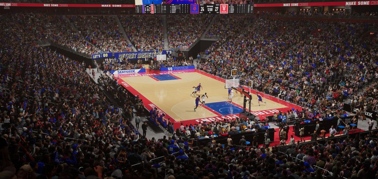 Little Caesars Arena - Section 117 Seat View