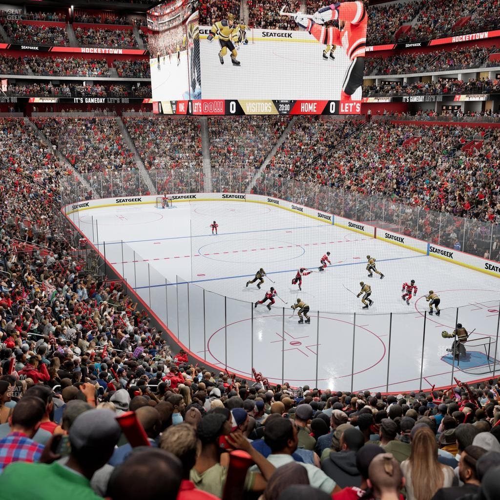 Little Caesars Arena - Section 117 Seat View