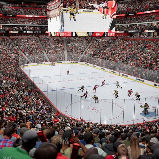 Little Caesars Arena - Section 117 Seat View