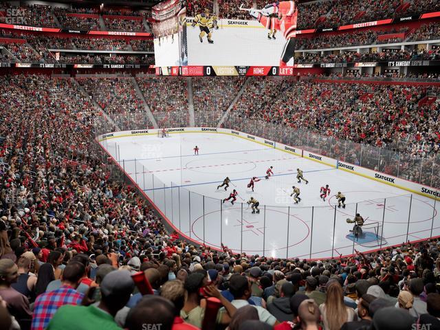 Little Caesars Arena - Section 117 Seat View