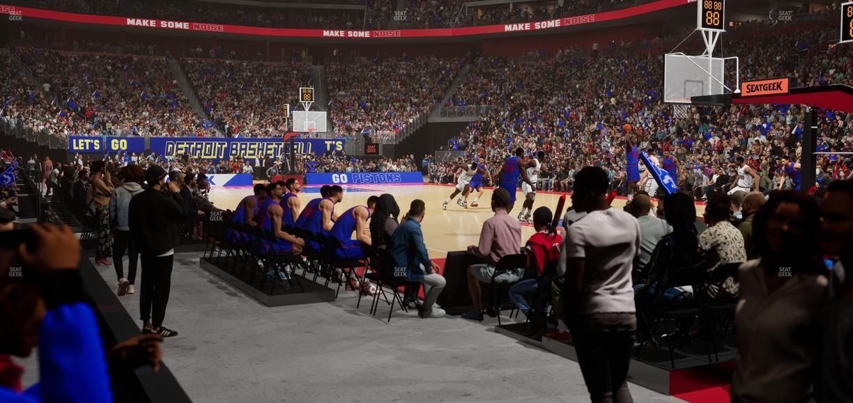 Little Caesars Arena - Section 118 A Seat View