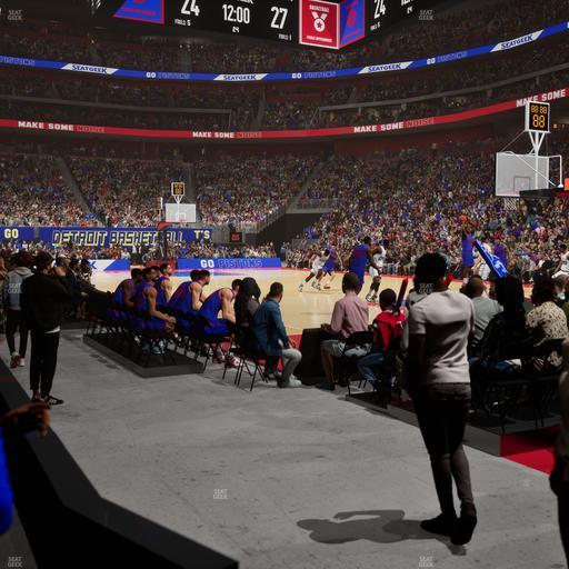 Little Caesars Arena - Section 118 A Seat View