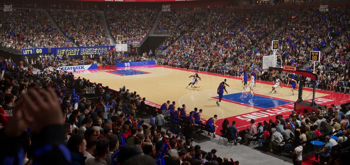 Little Caesars Arena - Section 118 A Seat View