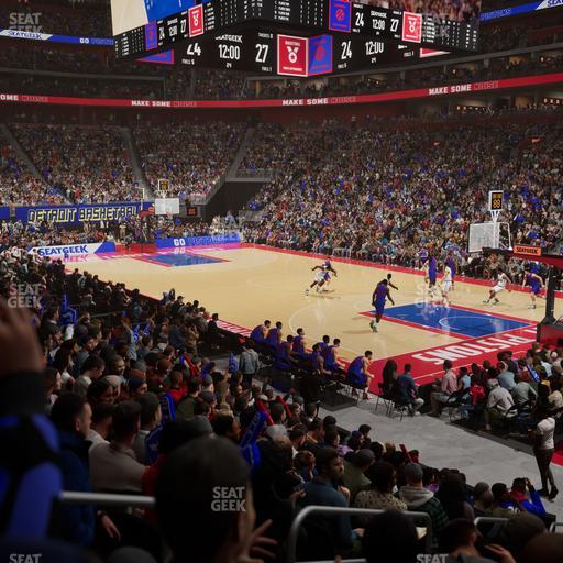 Little Caesars Arena - Section 118 A Seat View