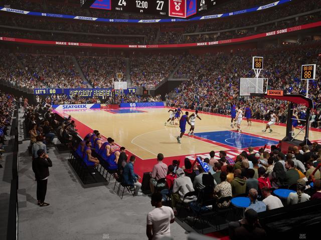 Little Caesars Arena - Section 118 Seat View