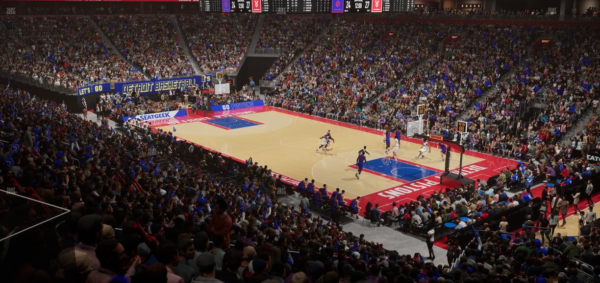 Little Caesars Arena - Section 118 Seat View