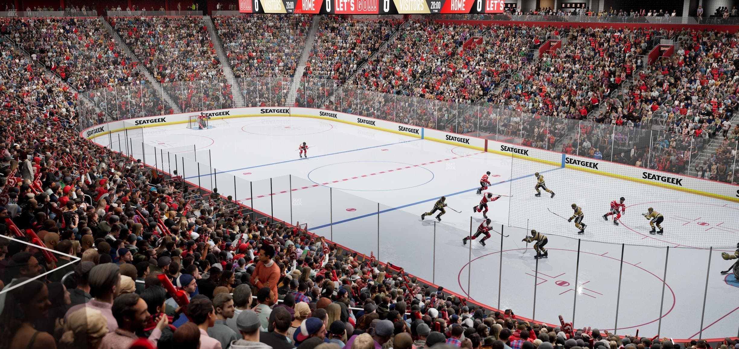 Little Caesars Arena - Section 118 Seat View