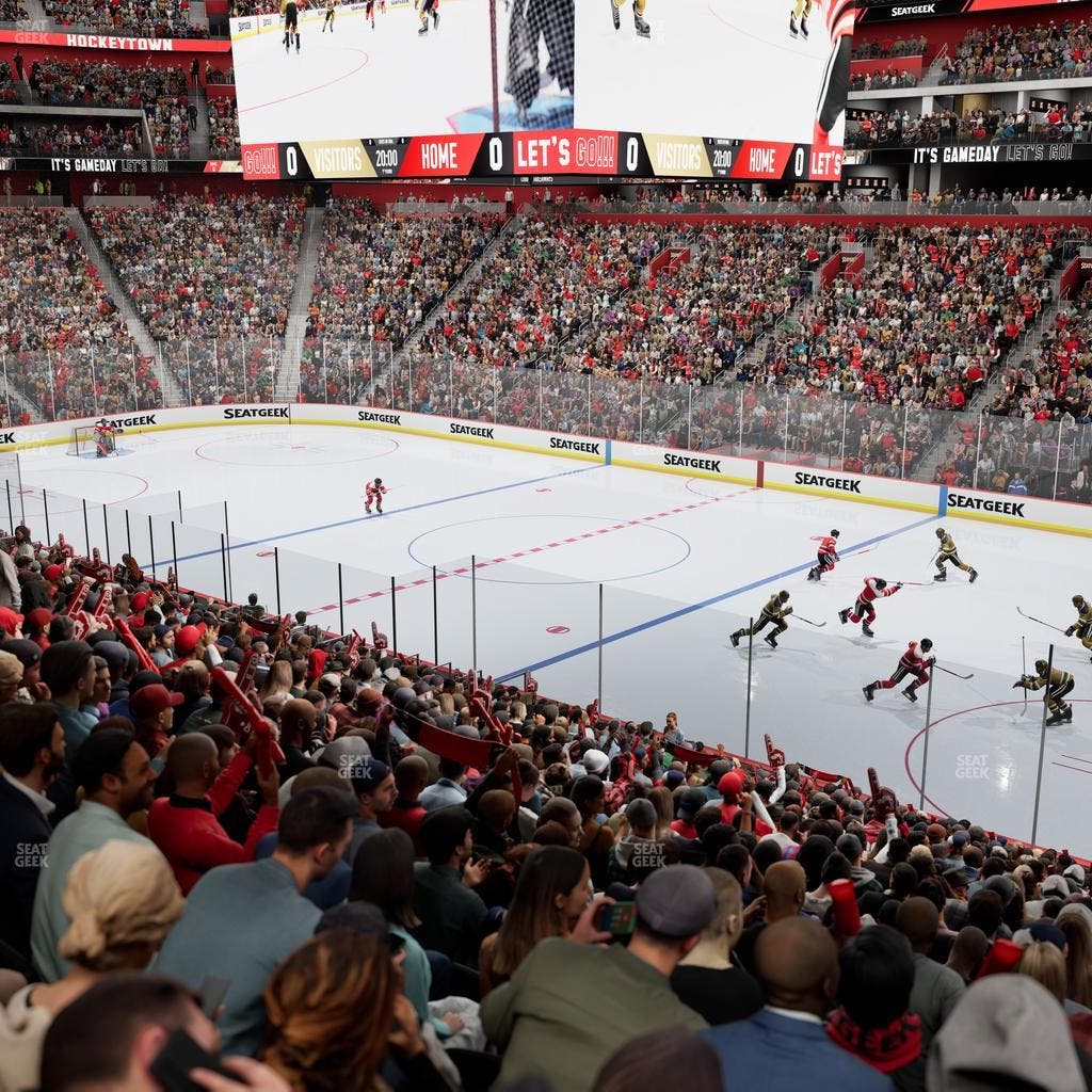 Little Caesars Arena - Section 119 Seat View