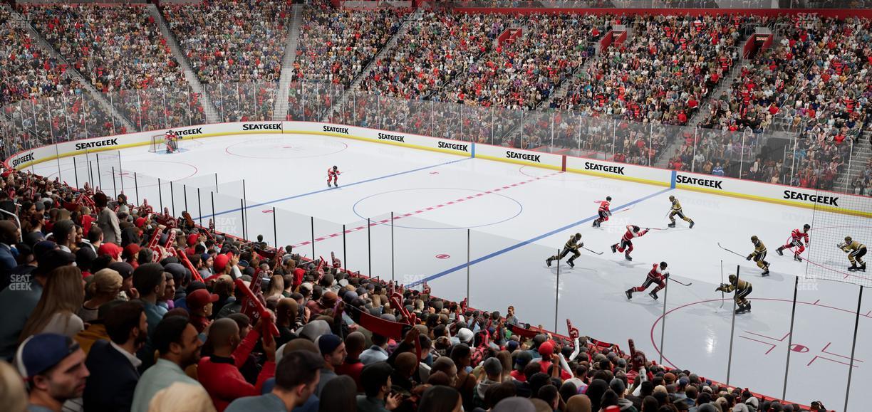 Little Caesars Arena - Section 119 Seat View