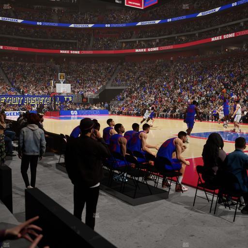 Little Caesars Arena - Section 119 Seat View