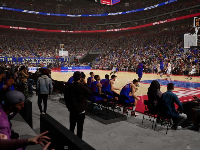 Little Caesars Arena - Section 119 Seat View