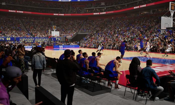 Little Caesars Arena - Section 119 Seat View