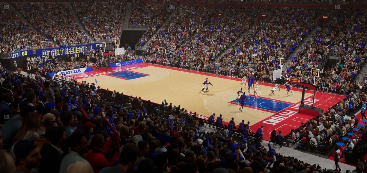 Little Caesars Arena - Section 119 Seat View