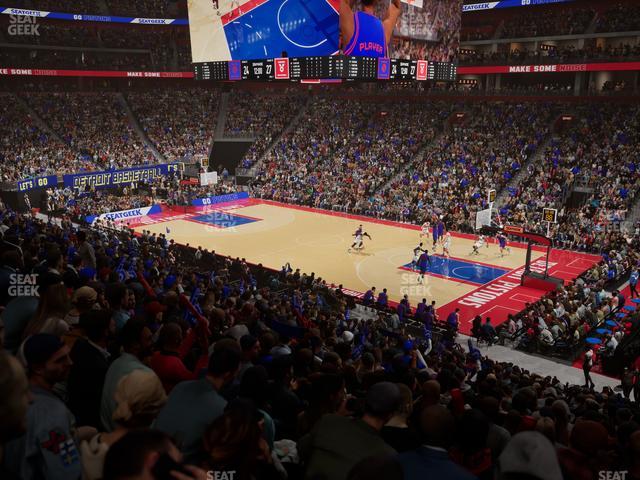 Little Caesars Arena - Section 119 Seat View