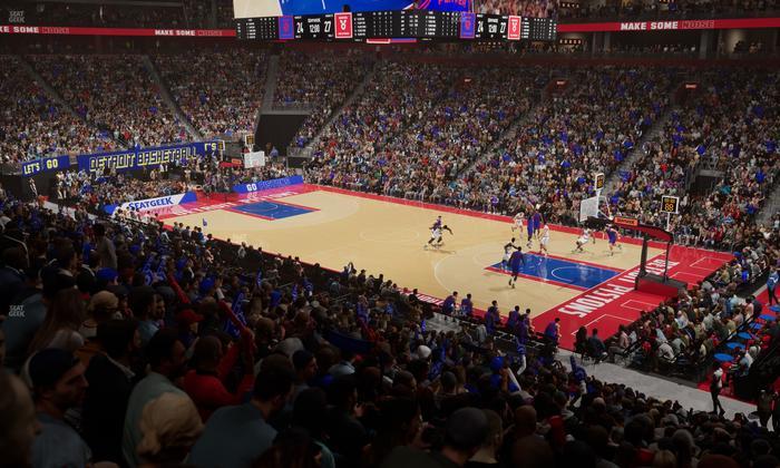 Little Caesars Arena - Section 119 Seat View